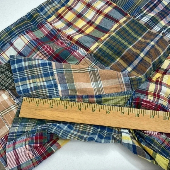 Polo By Ralph Lauren patchwork shorts light fade Mens Size 37 waist 0298 - Picture 6 of 9